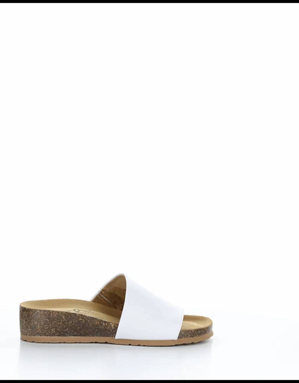 NEW BOS. & CO. women's lux sandals in white